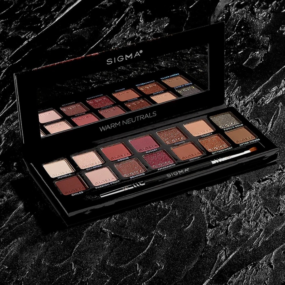 Sigma Beauty Warm Neutrals Eyeshadow Collection new
